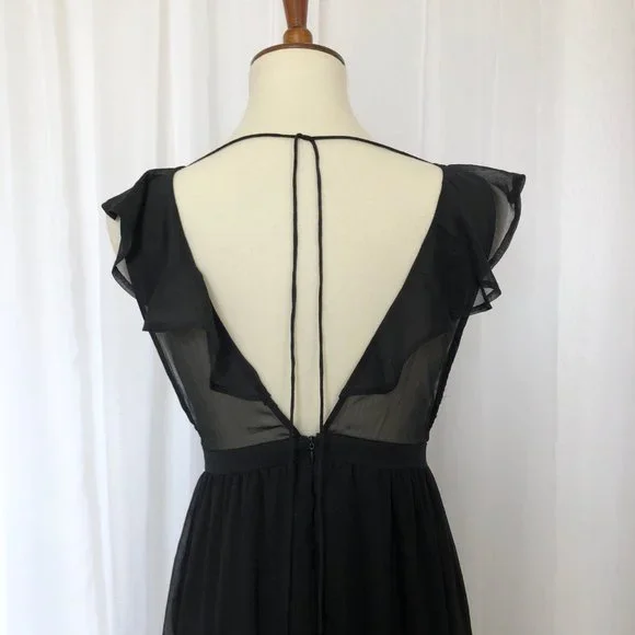 The Jetset Diaries Tan Lines Maxi Deep V-Neck Sz M - Picture 6 of 7